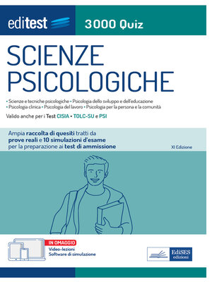 cover image of 3000 Quiz Scienze psicologiche